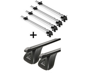 VDP 4x Bike Pro + Dachträger Stahl für Nissan Note II 5 Türer ab 2012 (VDP_4MEN193547_STA_306_c)