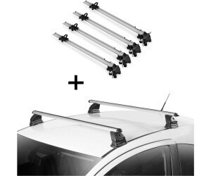 VDP 4x Bike Pro + Dachträger EVO ALU für Bmw Serie 1 E87 3-5 Türer 2004-2011 (VDP_4MEN193547_EVOALU203_BMW1)