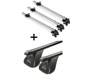 VDP 3x Bike Pro + Dachträger Stahl für Ford Fiesta VI 5 Türer 2008-2017 (VDP_3MEN193547_STA_234_a)