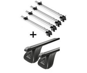 VDP 4x Bike Pro + Dachträger Stahl für Mercedes Classe E Coupè 2 Türer 2009-2016 (VDP_4MEN193547_STA_106_e)