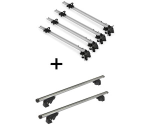 VDP 4x Bike Pro + Dachträger/Relingträger LION1 für Fiat Marea Weekend 5 Türer 96-03 (VDP_4MEN193547_K39_LION1_FIAT4)