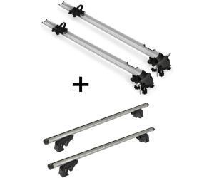 VDP 2x Bike Pro + Dachträger/Relingträger LION1 für Ssangyong Korando 3 Türer 97-05 (VDP_2MEN193547_K39_LION1_SSANGYONG1)