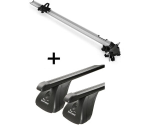 VDP Bike Pro + Dachträger Stahl für Saab 9-3 4 Türer 2003-2013 (VDP_MEN193547_STA_130_a)