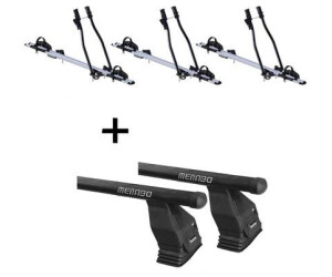 VDP 3x SAGITTAR + Dachträger Menabo Tema Stahl für Peugeot 307 3/5Türer 2001-2009 (VDP_3SAGITTAR_MENSTAFIX501FP_28)