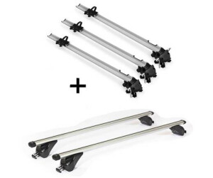 VDP 3x Bike Pro + Dachträger/Relingträger KING1 für VW Tiguan 5N Cross 5 Türer ab 14 (VDP_3MEN193547_K39_KING1_VW6)