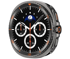 Wigento Metall Schutzhülle für Samsung Galaxy Watch 8 44mm Watch Classic Design Grau