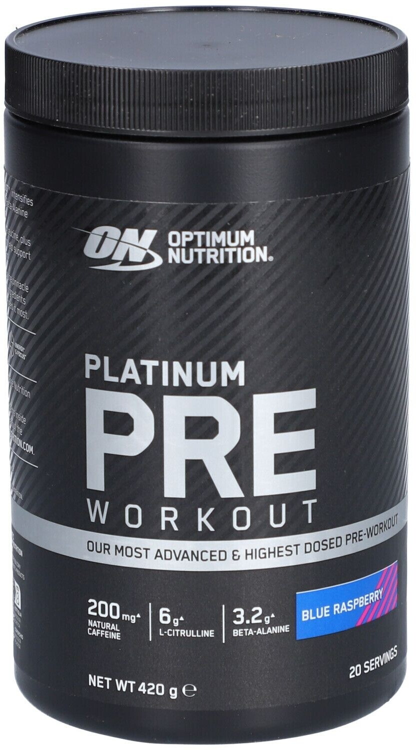 Platinum Raspberry Optimum Nutrition Platinum Pre-workout 420g Blue Raspberry ab 24,79 ...