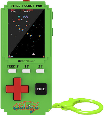 My Arcade Pixel Pocket Pro Galaga Green