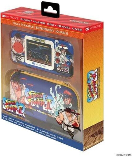 My Arcade Pocket Player Pro Super Street Fighter II + Tragetasche, Bild 2