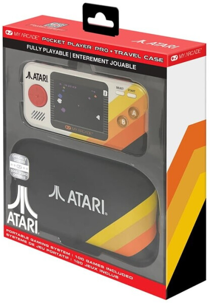 My Arcade Pocket Player Pro Atari 50th Anniversary + Tragetasche