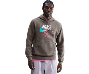 nike club sweatshirt stone