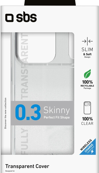 SBS Mobile Skinny Cover iPhone 17 Pro Transparent, Bild 5