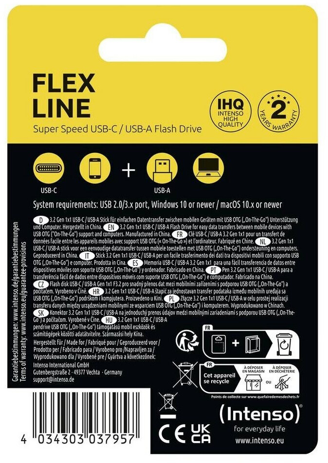 Intenso Flex Line ab 10,49 € (September 2026) | Vergleiche 25 Angebote ...