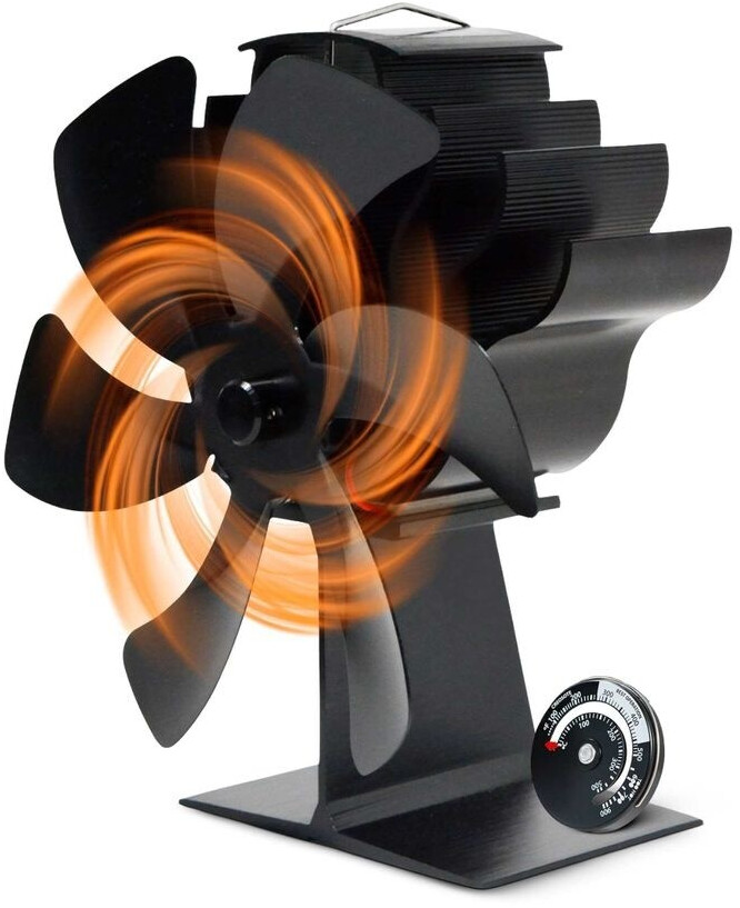 Vulpes Goods Kaminofen-Ventilator für Holzofen Einzel