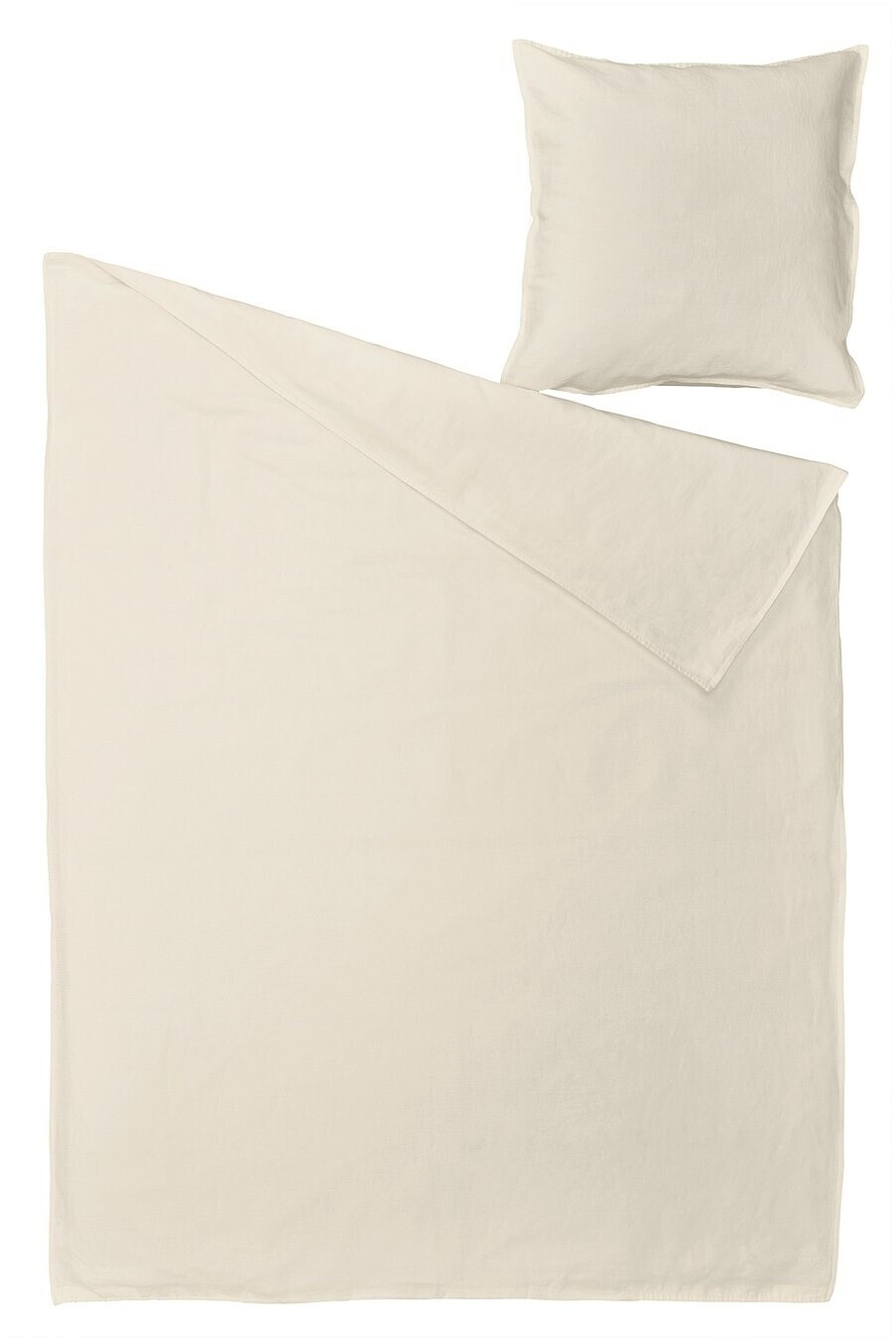 Ikea RUNDHAGTORN Bettwäsche-Set, 2-teilig beige 155x220/80x80 cm ab 69,99 € (Oktober 2026)