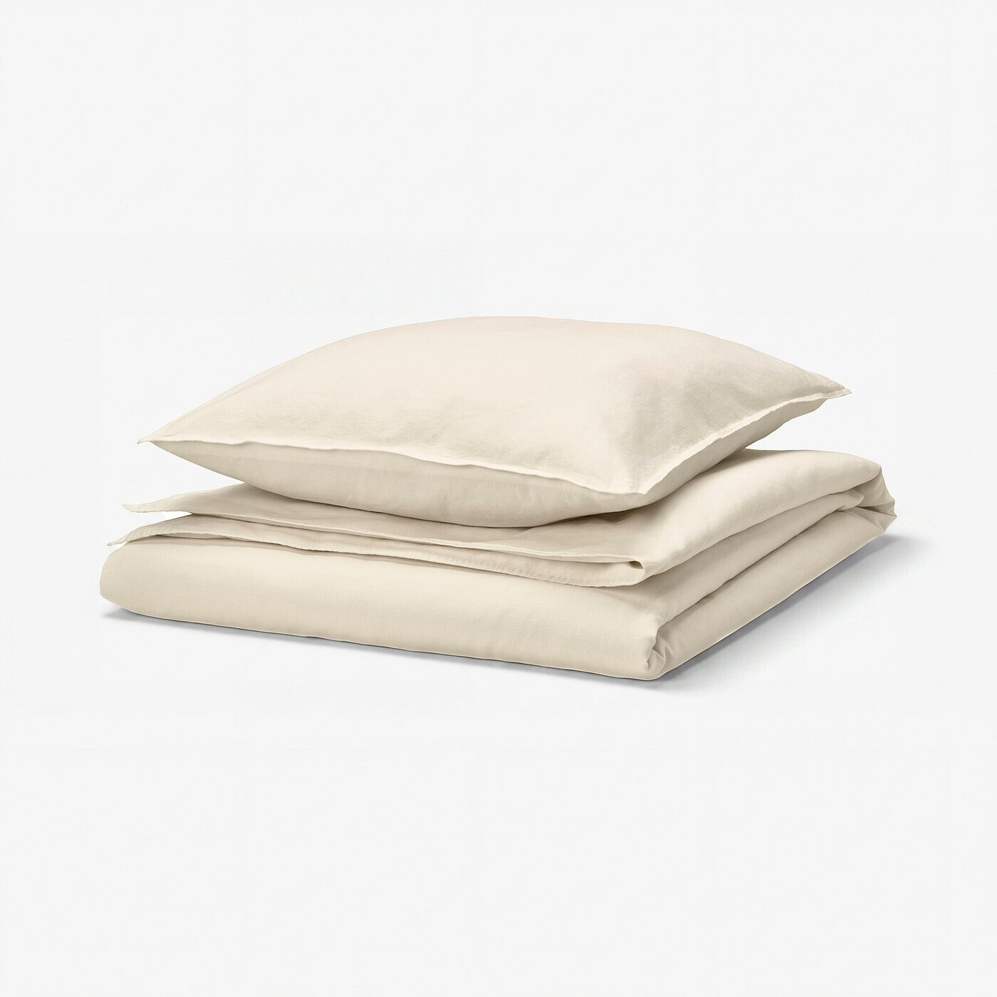 Ikea RUNDHAGTORN Bettwäsche-Set, 2-teilig beige 155x220/80x80 cm ab 69,99 € (Oktober 2026)