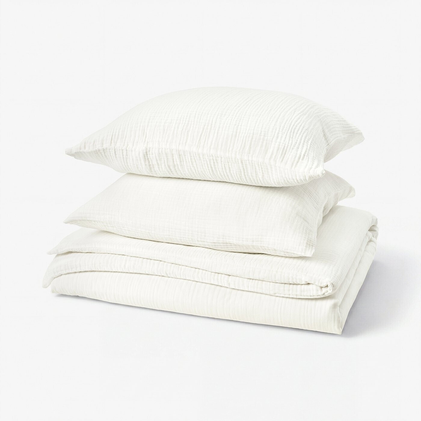 Ikea SCHERSMIN Bettwäsche-Set, 3-teilig weiß 240x220/80x80 cm ab 69,99 € (Oktober 2026)