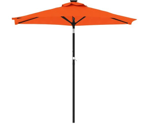 vidaXL mit Stahlmast 225x225x212 cm Terracotta (4005063)