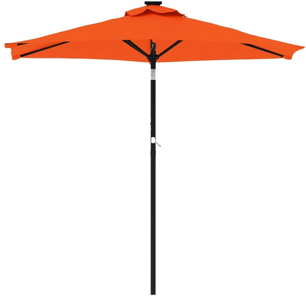 vidaXL mit Stahlmast 225x225x212 cm Terracotta (4005063)