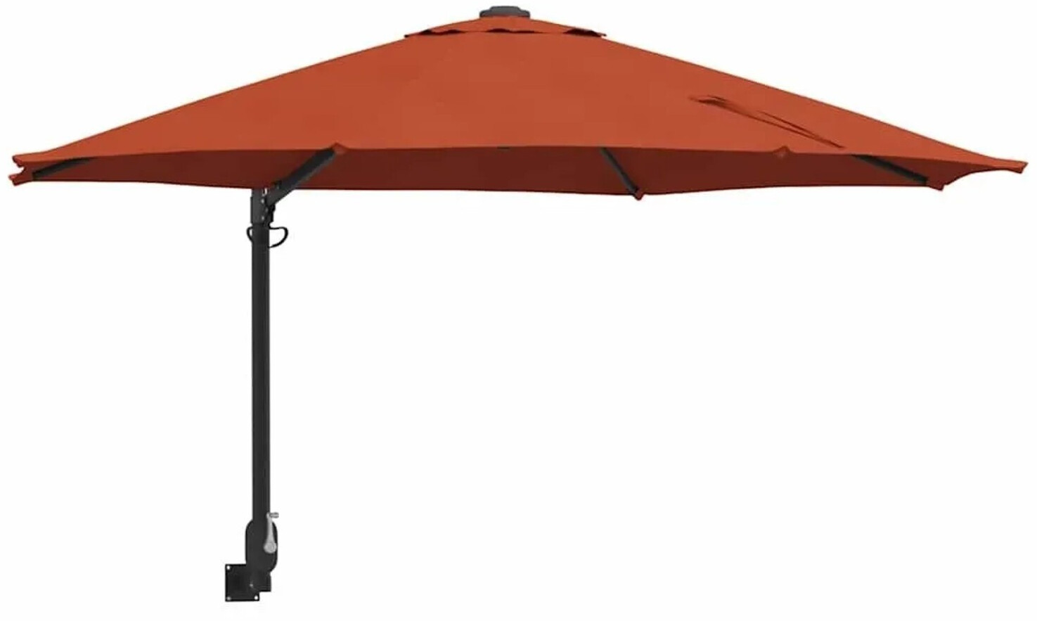 vidaXL Terrassenumbrella Terracotta Aluminiumrahmen Polyesterdach Groß (42003232)