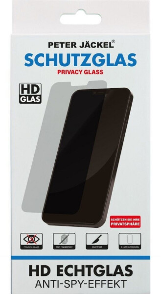 Peter Jäckel Privacy HD Glass Protector für Apple iPhone 17 Pro (21481)