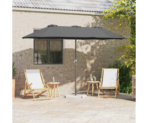 vidaXL Gartenparasol Anthrazit 380 x 196 x 235 cm (42003369)