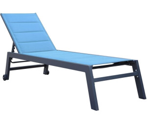 Happy Garden Sun Lounger Barbados 61x95x198 cm (1281BN) anthracite