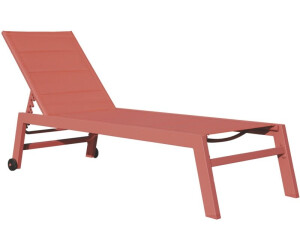 Happy Garden Sun Lounger Barbados 61x95x198 cm (1281ITC) terra cotta