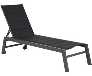 Happy Garden Sun Lounger Barbados 61x95x198 cm (1281NN) anthracite gray