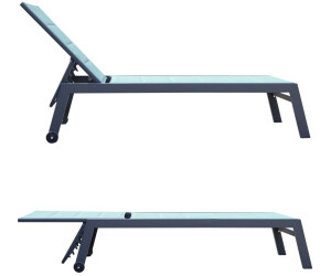 Happy Garden Sun Lounger Barbados 61x95x198 cm (1281ON) aqua green