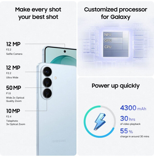 Samsung Galaxy S26 256GB Sky Blue, Bild 8