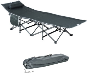 Outsunny Folding Sun Lounger with Headrest (A20-207V01)