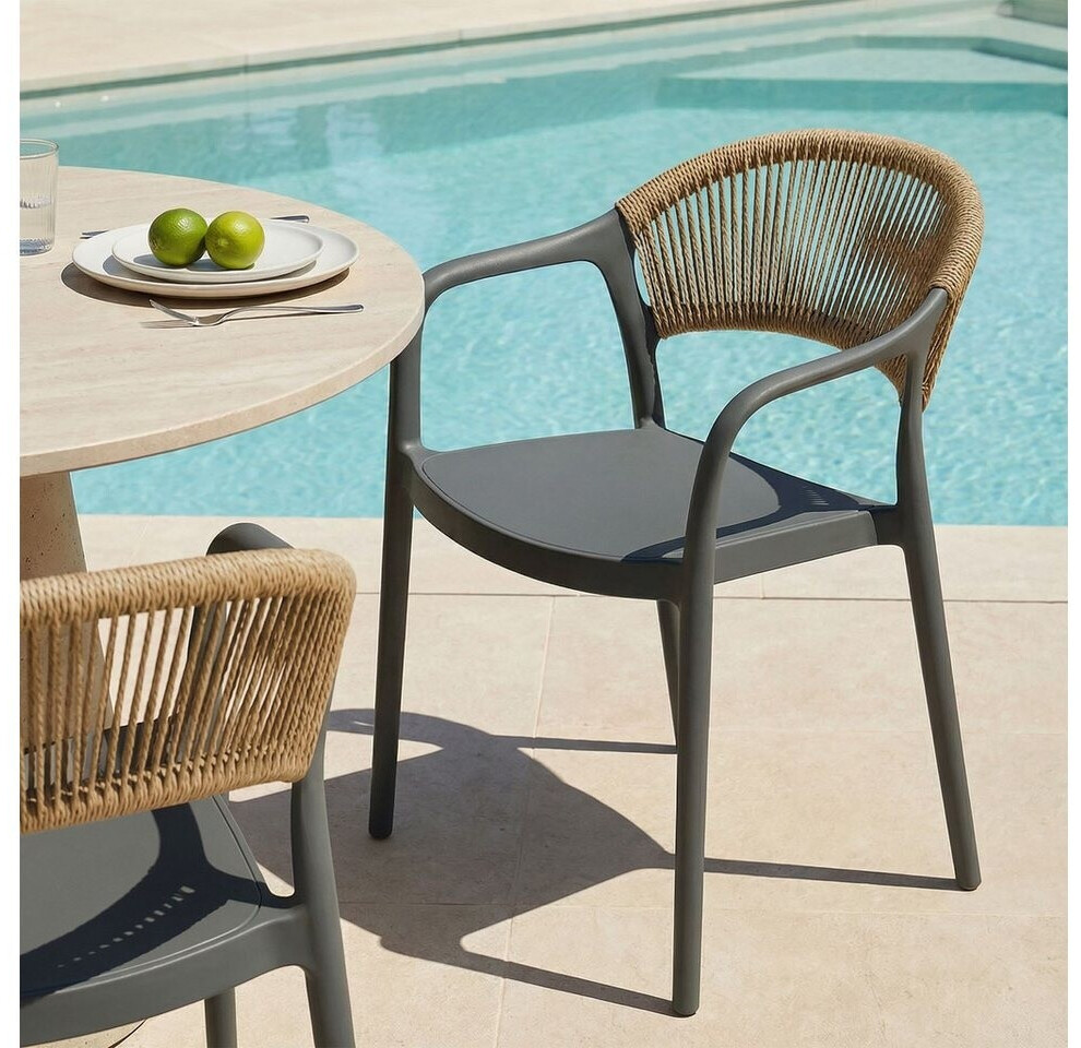 Idimex Grau Textil 52x80x42 cm