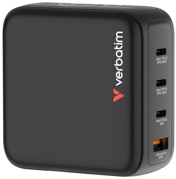 Verbatim Mini-GaN-Ladegerät mit Display 140W, Bild 5