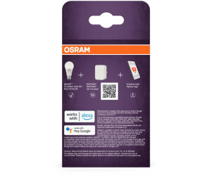 OSRAM SMART LED-lamp A60, lampvorm E27, 9W ZigBee 3.0, RGBW 16 miljoen kleuren, dimbaar, app-bediening, Alexa,4-Pack