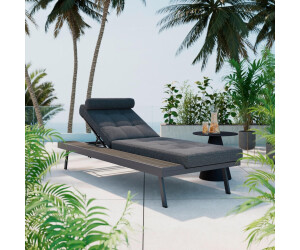 Ambia Garden Anthracite Garden Lounger (1308004101)