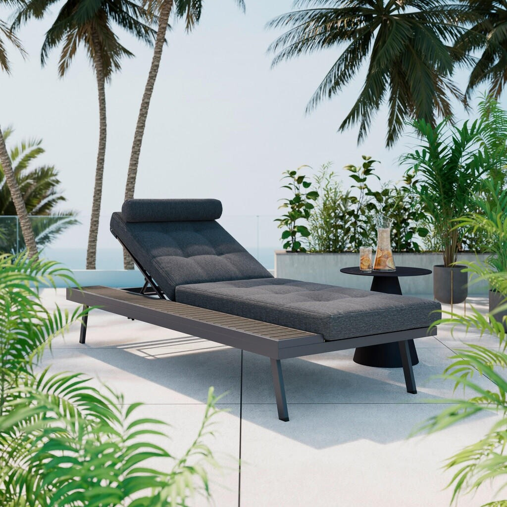Ambia Garden Gartenliege Anthrazit (1308004101)