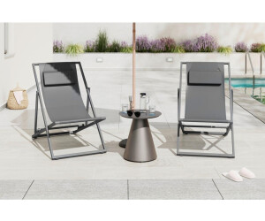 Ambia Garden Sun Lounger Dark Gray (2492005104)