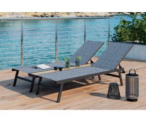 Ambia Garden Sun Lounger Natural Dark Gray (1789000201)