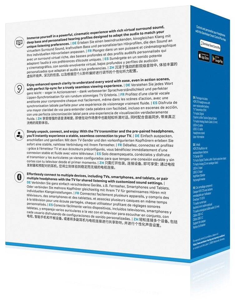Sennheiser RS 275 ab 239,90 € (August 2026 Preise) | Vergleiche 19 ...