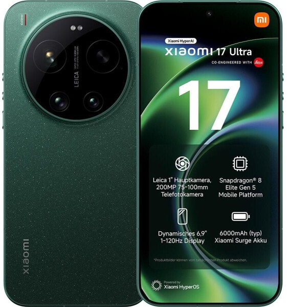 Xiaomi 17 Ultra 16GB 1TB Starlit Green, Bild 5