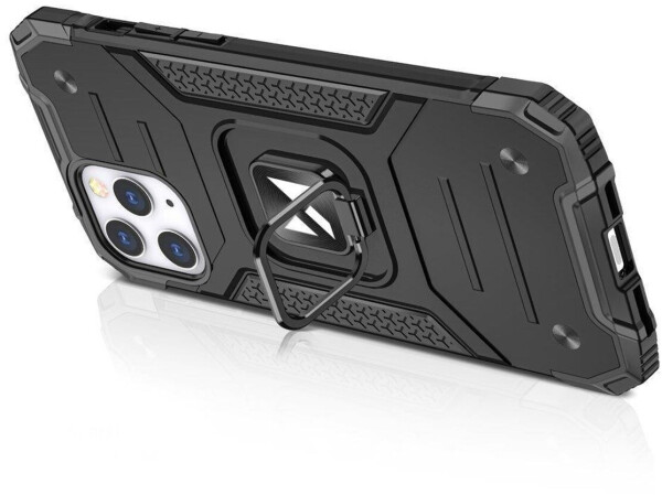 Wozinsky Ring Armor Armored Hybrid Case Cover + Magnetic Holder iPhone 13 Mini Blue, Bild 4