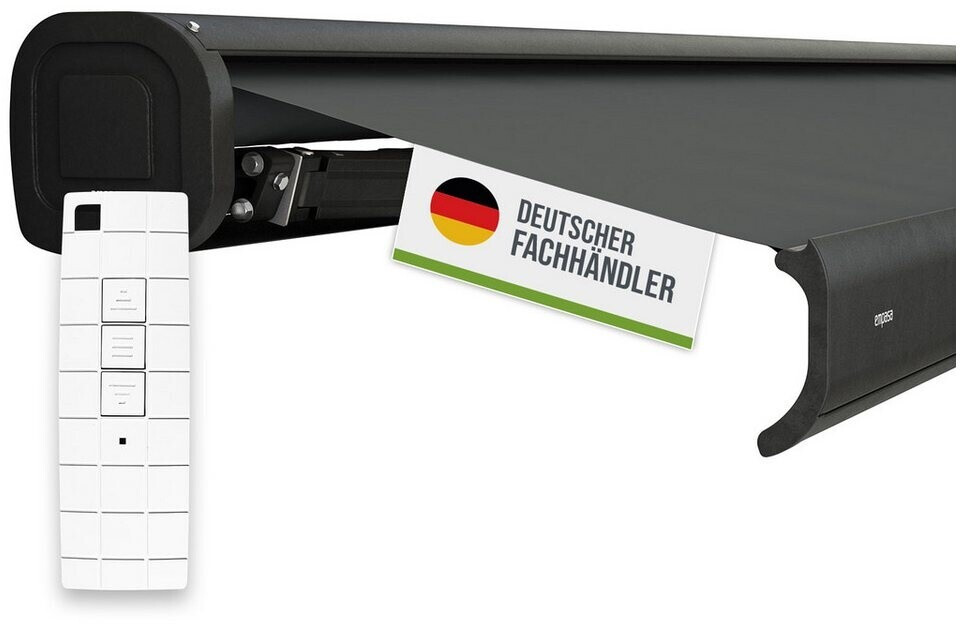 Empasa Classic anthrazit 330 x 250 cm elektrisch vormontiert