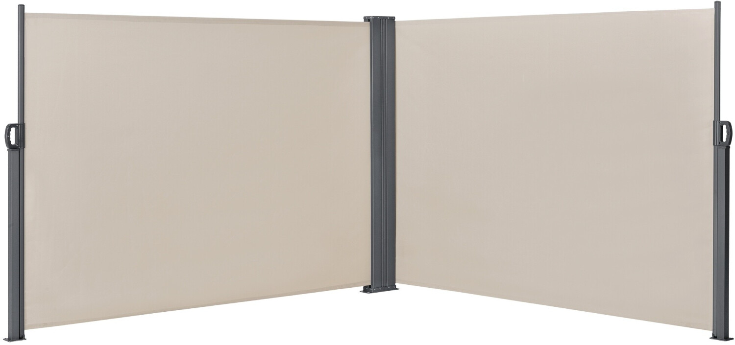 pro.tec Doppel-Seitenmarkise Alcazaba 160 x 600 cm beige