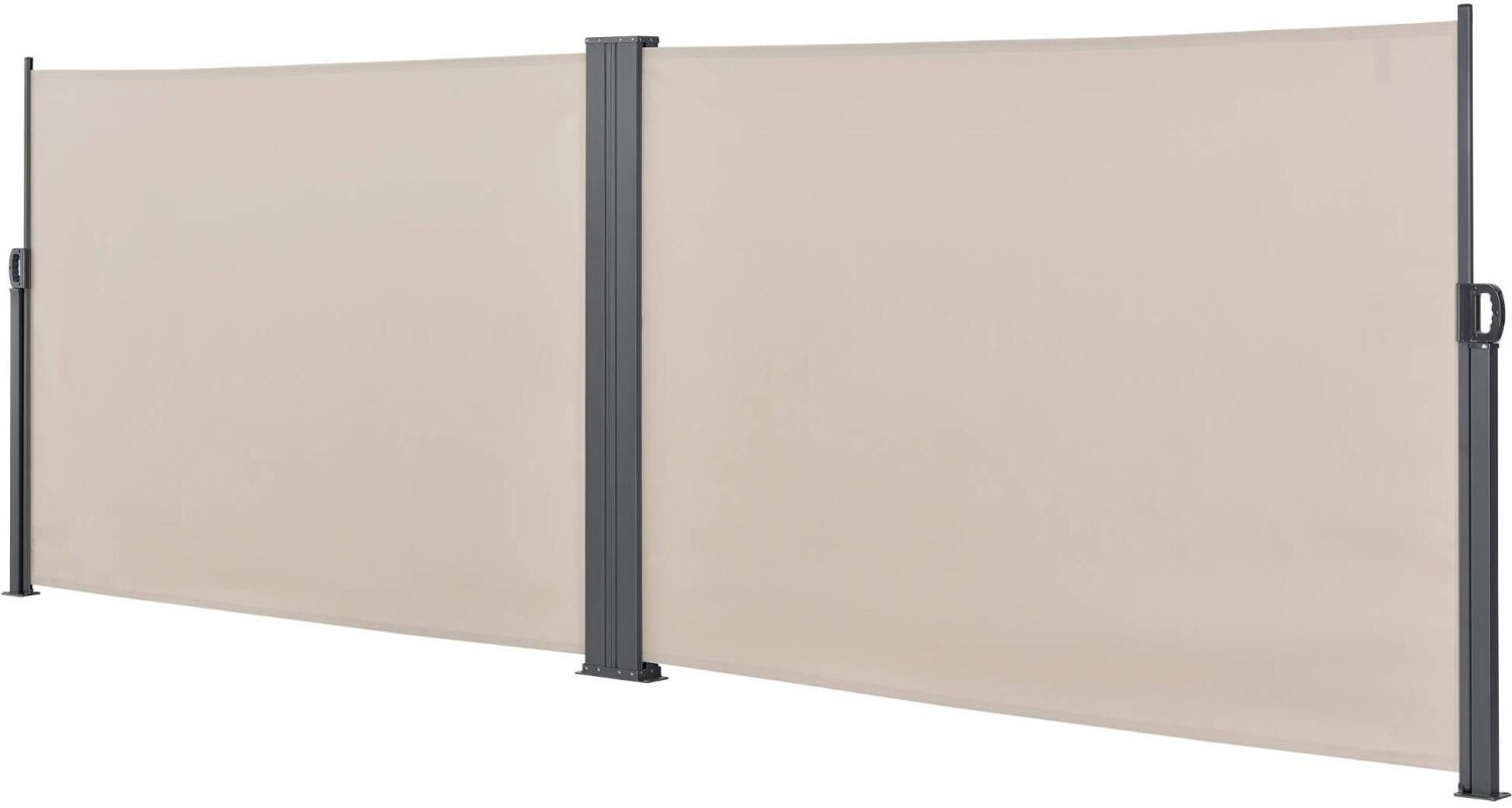 pro.tec Doppel-Seitenmarkise Alcazaba 180 x 600 cm beige