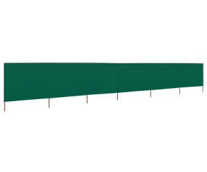vidaXL 6-panel wind protection fabric 800 x 120 cm green