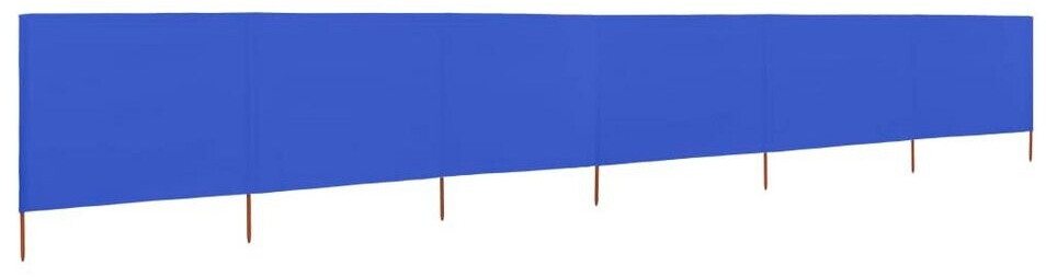 vidaXL Windschutzgewebe 6-teilig 800 x 160 cm azurblau
