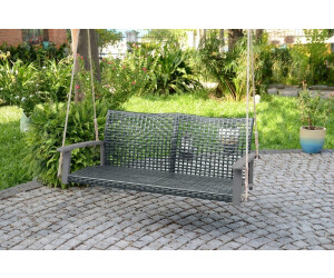 GartenHero Gartenbank Hängebank 180kg belastbar Gartenbank Bank Gartenschaukel Schaukel