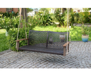 GartenHero Gartenbank Hängebank 180kg belastbar Gartenbank Sitzbank Gartenschaukel Schaukel