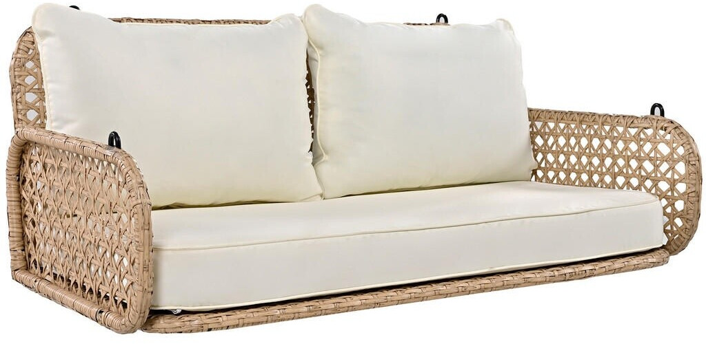 Flieks Schaukel Beige Metall 56x23x113 cm Gartenmöbel